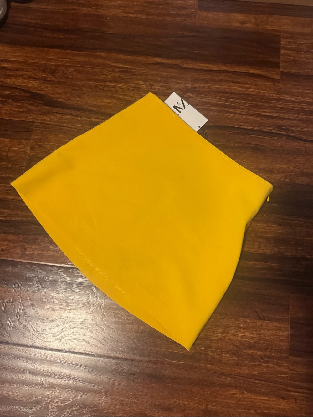 Zara Yellow Women's Mini Skirt